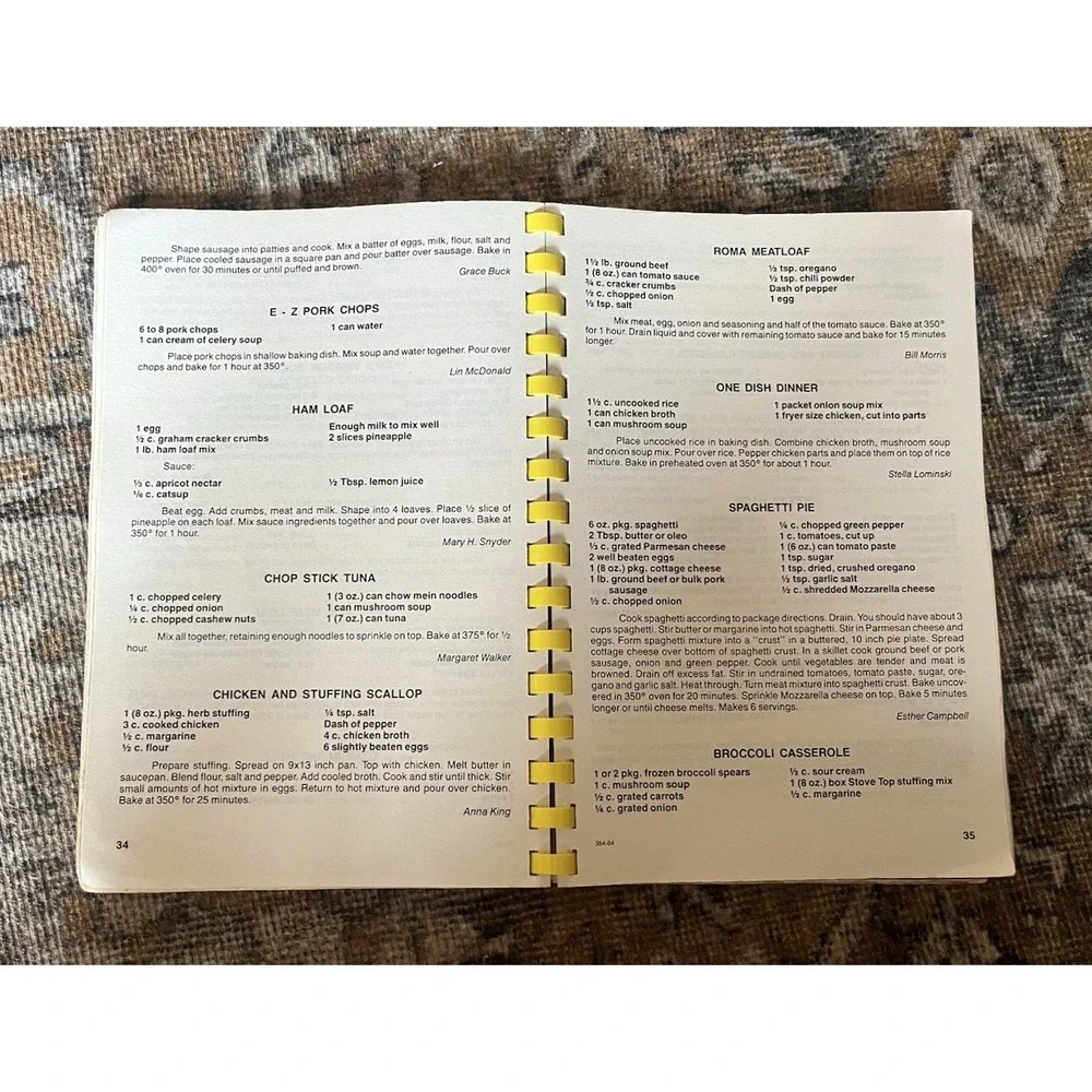 Whats Cooking North Washington Vintage Cookbook 1984 Rodeo &‎ VFD Pennsylvania